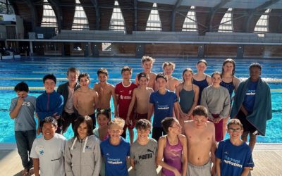 Le groupe Espoir de Renens Natation en stage à Sète